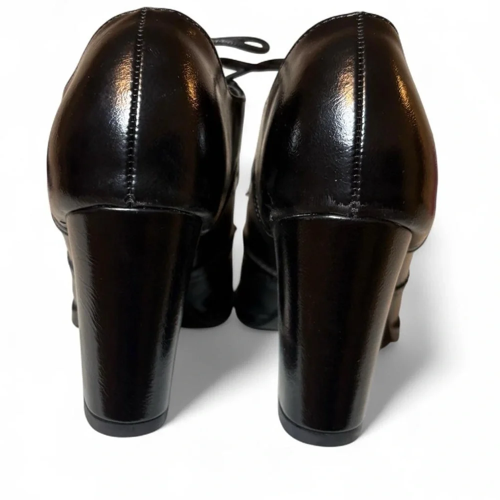 Odema Women's Wingtip Oxford Heeled Shoes - Picture 5 of 7